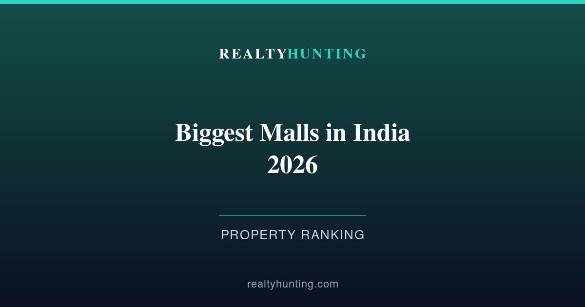 Biggest Malls in India 2026, and the Property Lesson Inside Them