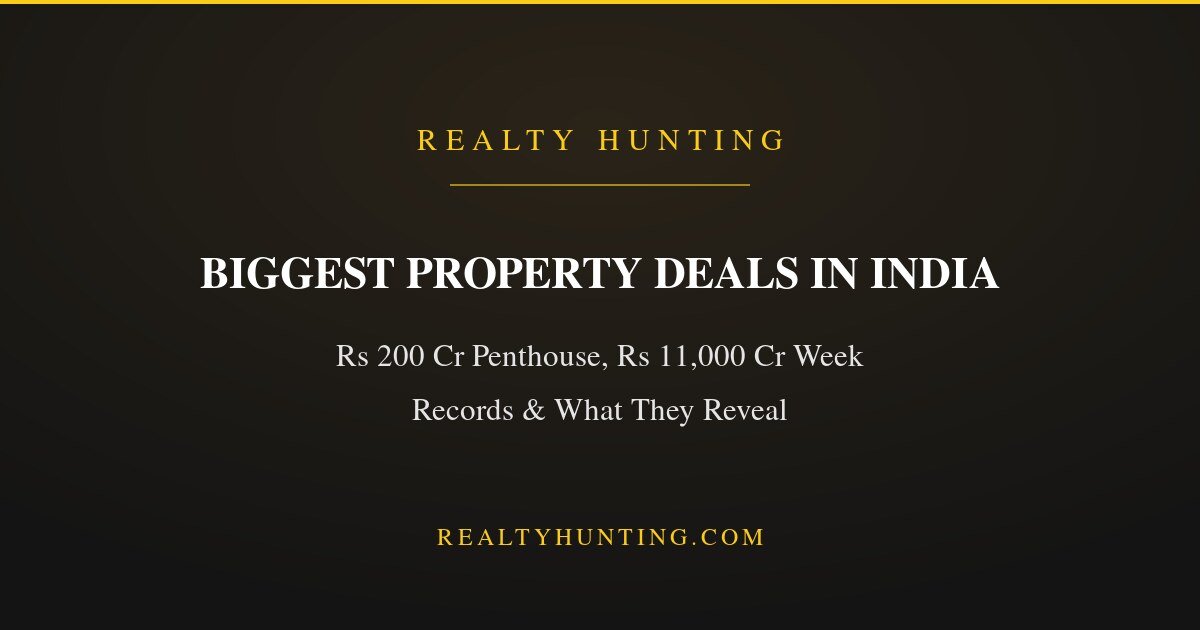 Biggest Property Deals in India and What They Reveal