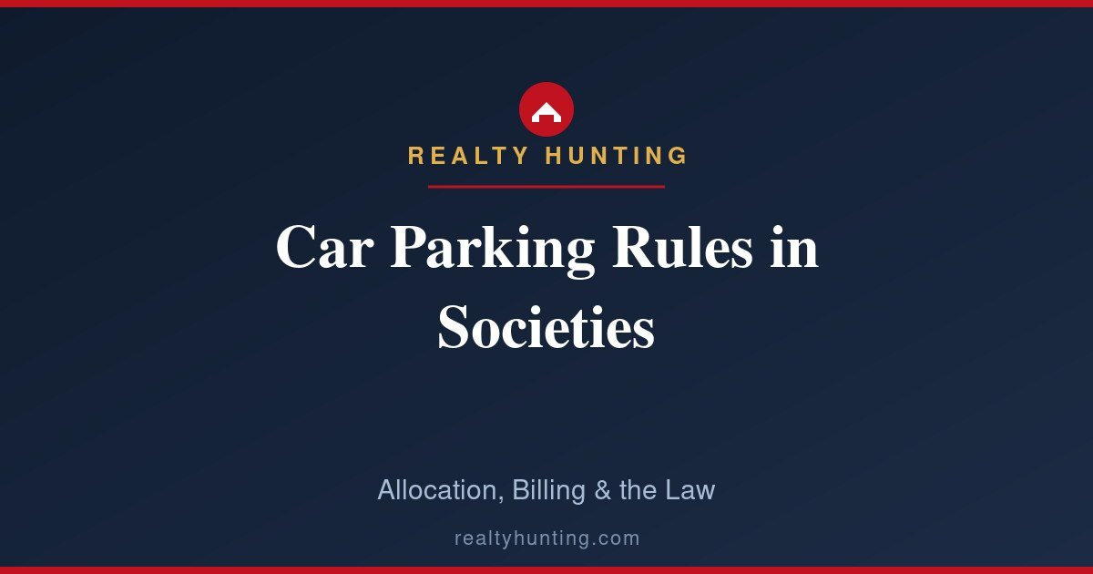 Car Parking Rules in Housing Societies: Allocation and the Law