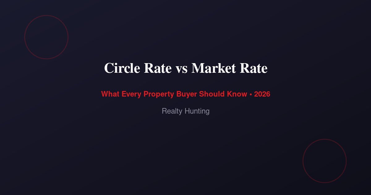 Circle Rate vs Market Rate 2026: What Every Property Buyer Should Know