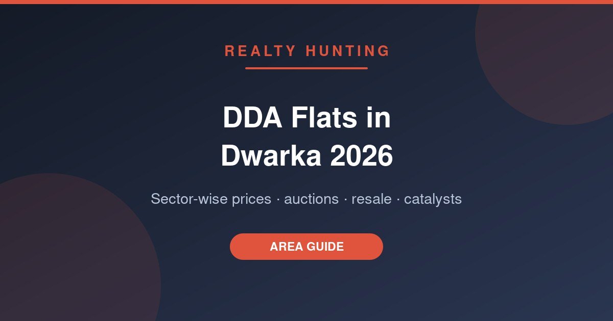 DDA Flats in Dwarka 2026: Sector-Wise Prices, Auctions and the Honest Outlook
