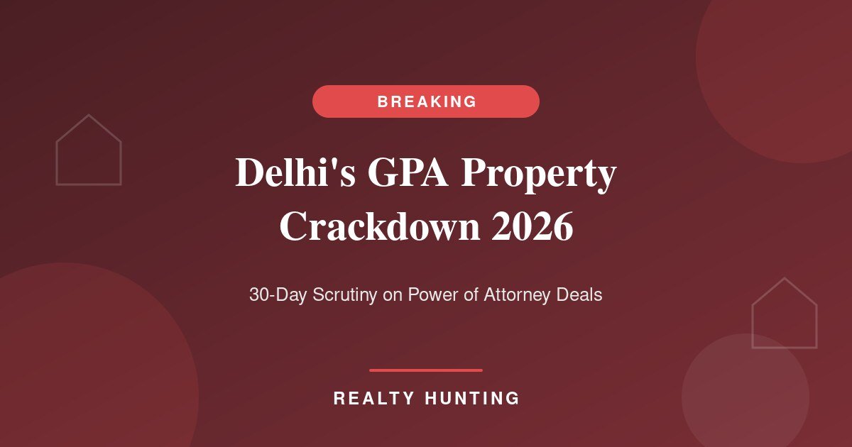 Delhi's GPA Property Crackdown 2026: 30-Day Scrutiny on Power of Attorney Deals Explained