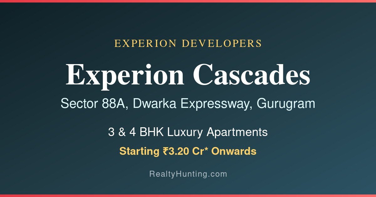 Experion Cascades Sector 88A Gurgaon