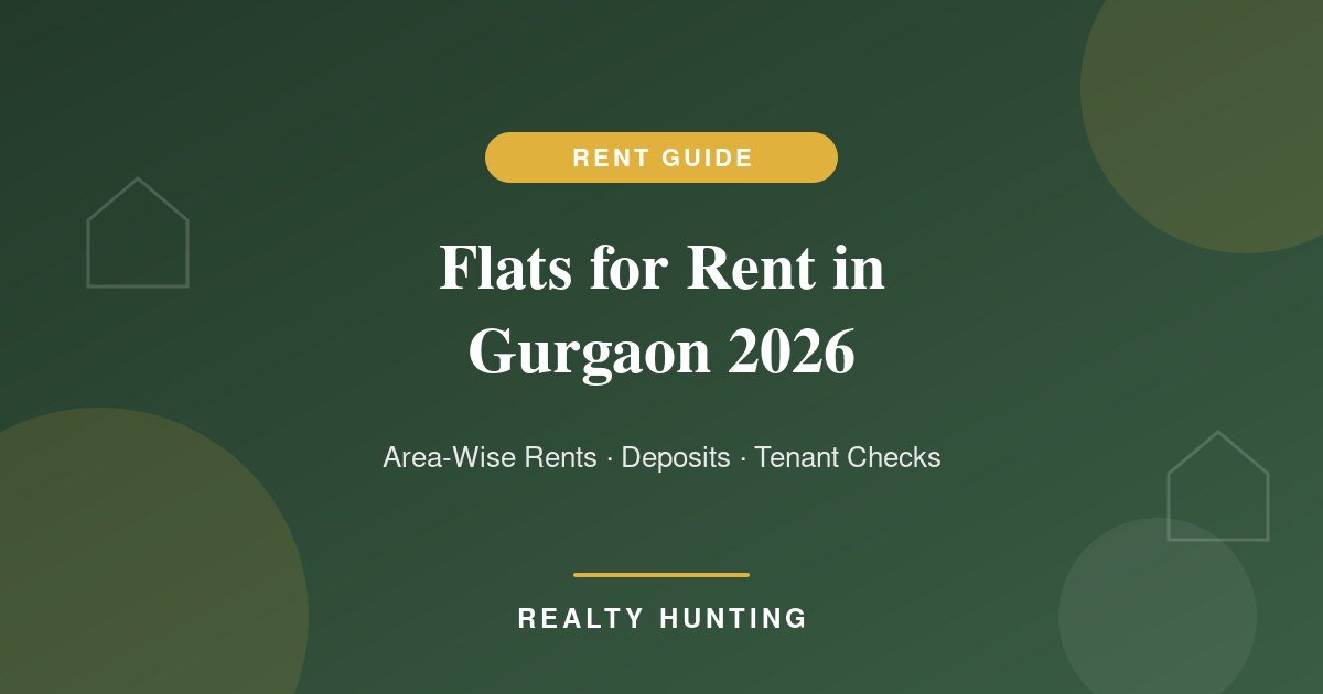 Flats for Rent in Gurgaon 2026: Area-Wise Rents, Deposits, and How Not to Get Fooled