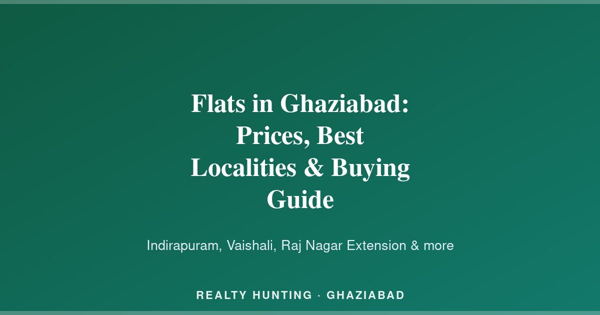 Flats in Ghaziabad: Prices, Best Localities & Buying Guide