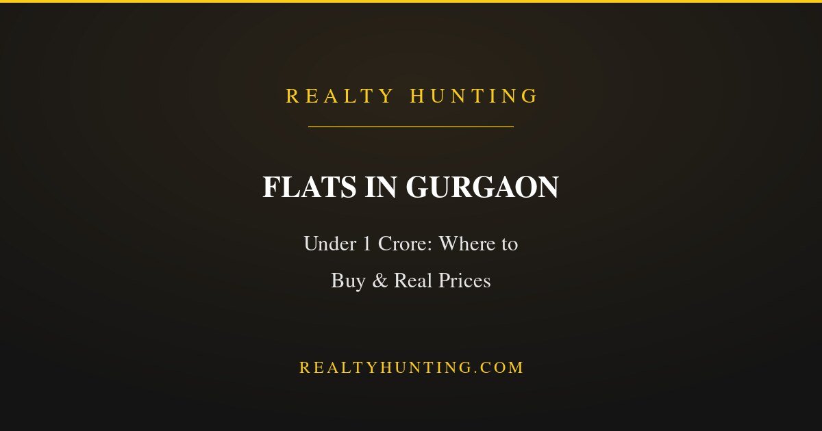 Flats in Gurgaon Under 1 Crore: Where to Buy and Real Prices