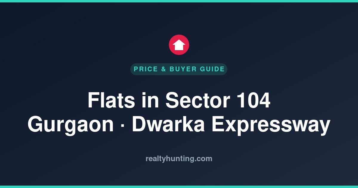 Flats in Sector 104 Gurgaon: Price Guide