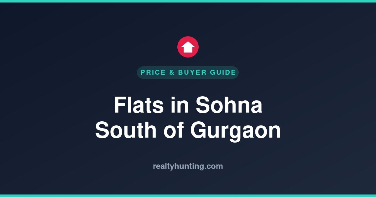 Flats in Sohna: Price & Buyer Guide