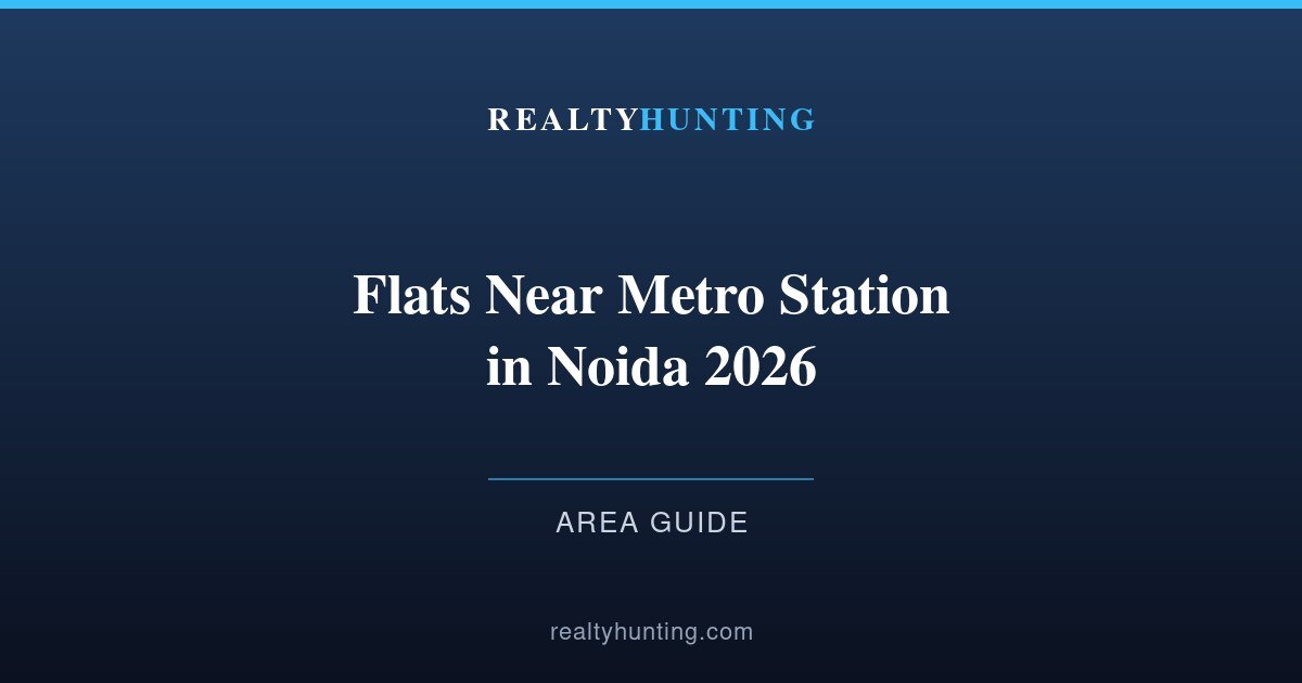 Flats Near Metro Station in Noida 2026: Best Sectors and Prices