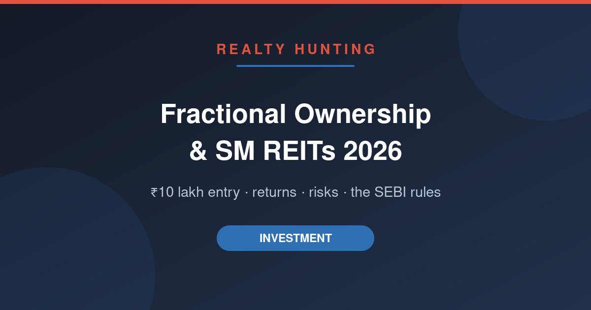 Fractional Ownership of Real Estate in India 2026: SM REITs, Returns and the Honest Risks