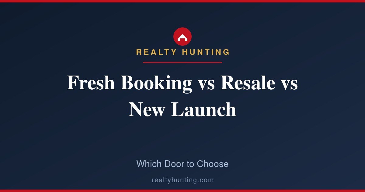 Fresh Booking vs Resale vs New Launch: Which to Choose