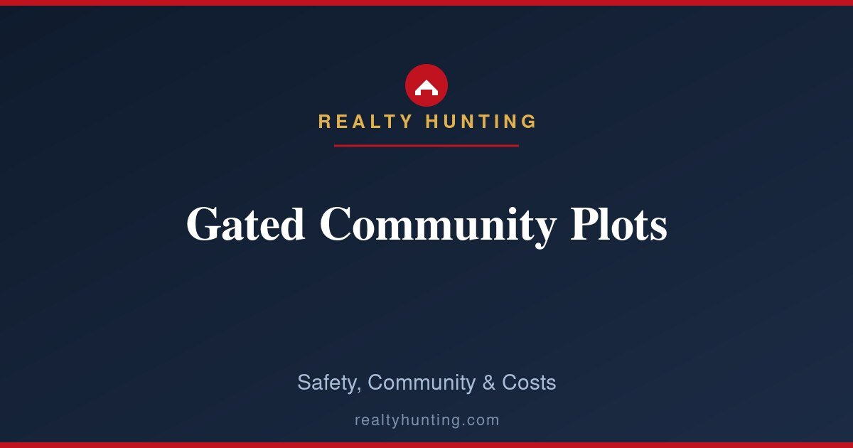 Gated Community Plots: Safety, Community and Costs