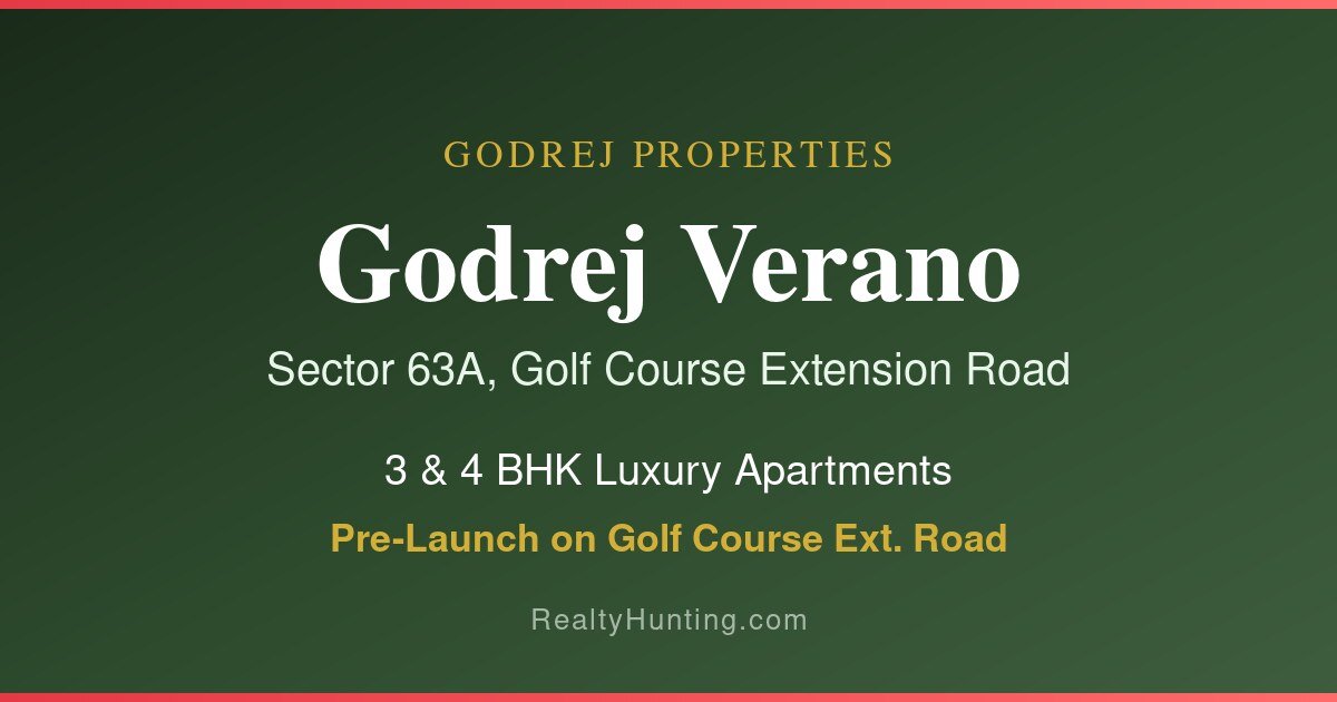 Godrej Verano Sector 63A Gurgaon