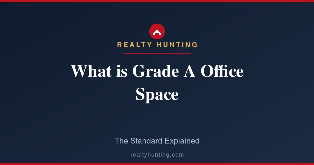 What is Grade A Office Space? Meaning and Standards
