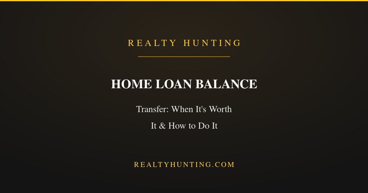 Home Loan Balance Transfer: When It's Worth It and How to Do It