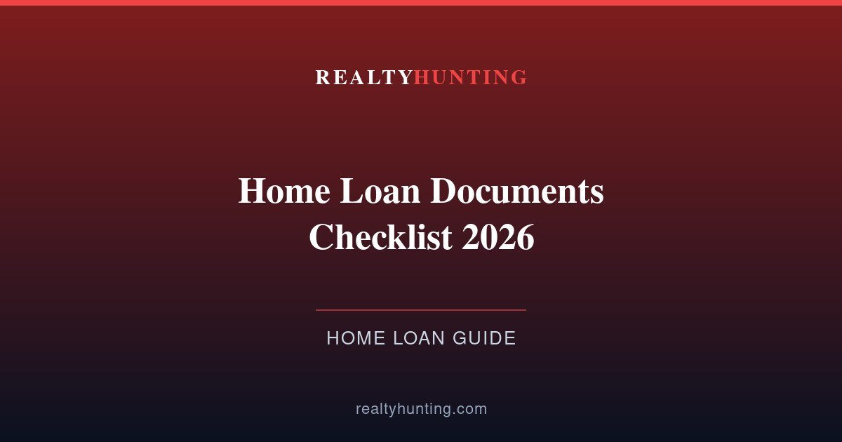 Home Loan Documents Checklist 2026: What Banks Actually Ask For