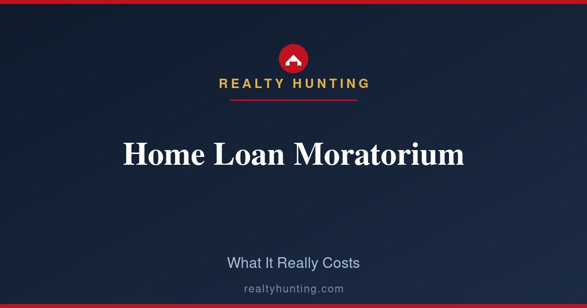 Home Loan Moratorium: Meaning and What It Really Costs