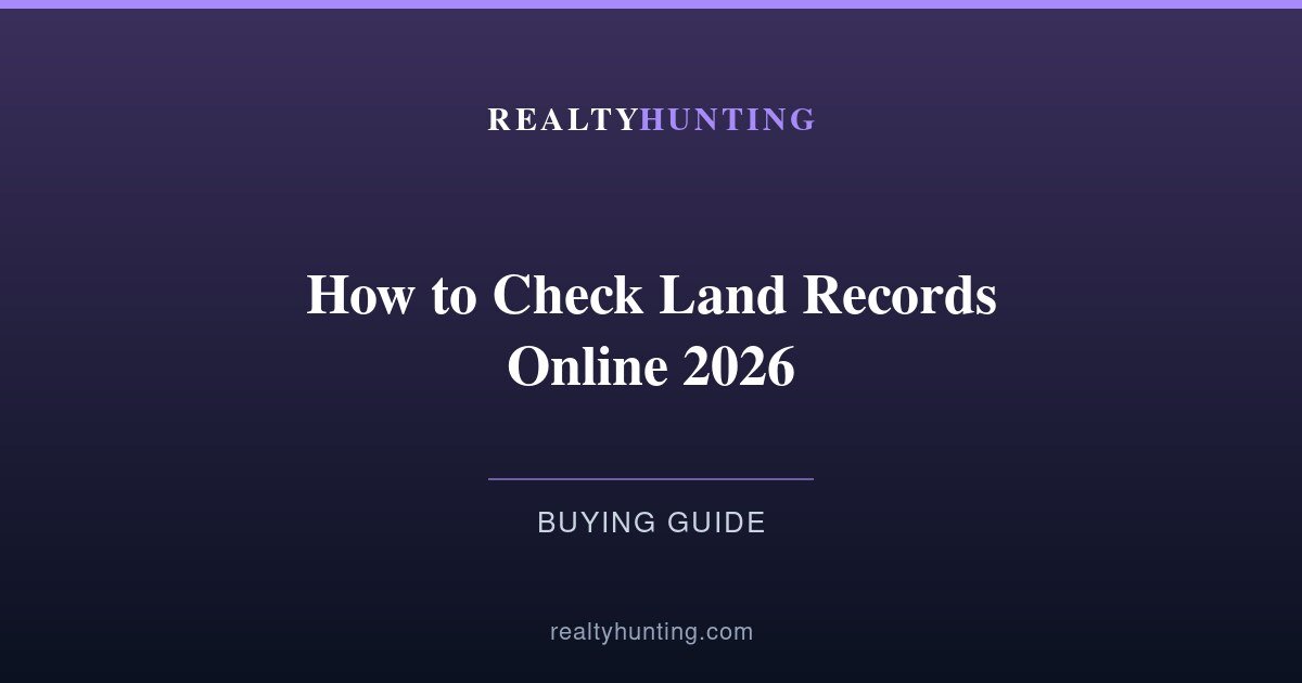 How to Check Land Records Online in 2026 (Jamabandi, Bhulekh, Delhi)