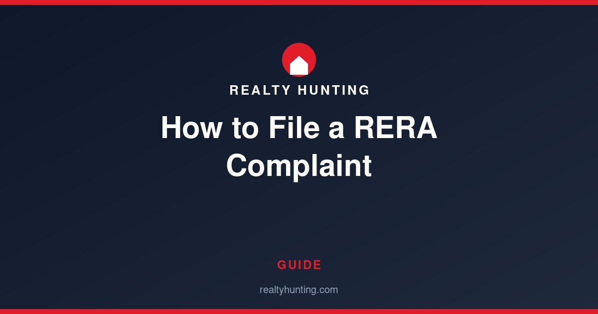 How to File a RERA Complaint: Step-by-Step Guide for Buyers