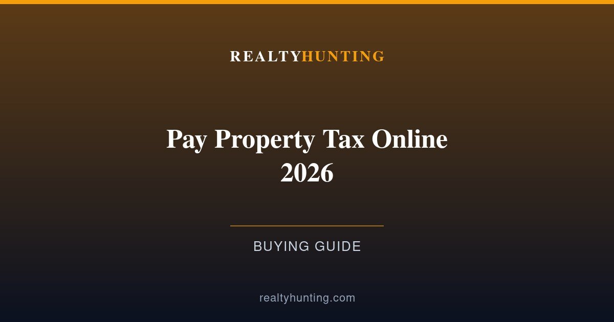 How to Pay Property Tax Online in 2026 (Gurgaon, Delhi, Noida)