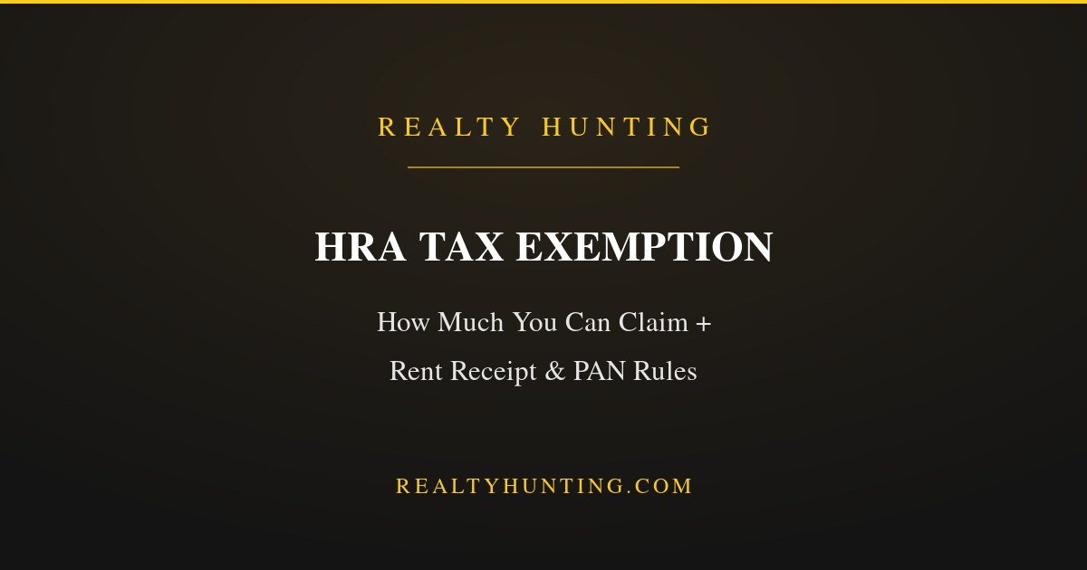 HRA Exemption and Rent Receipts: Save Tax