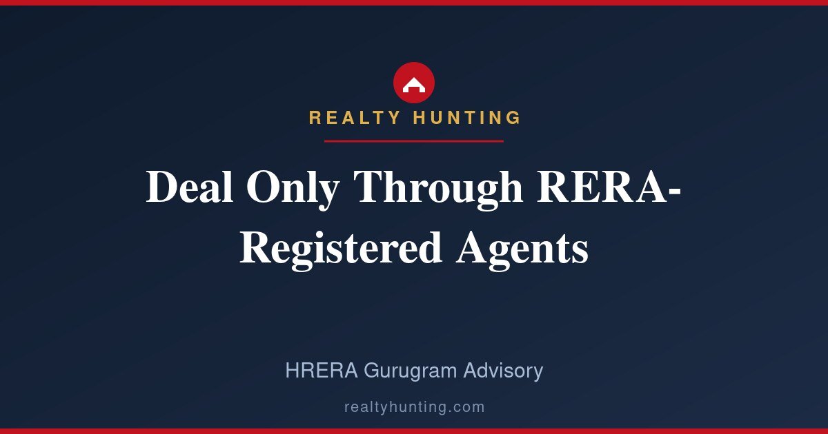 HRERA Advises Buyers: Deal Only Through Registered Agents