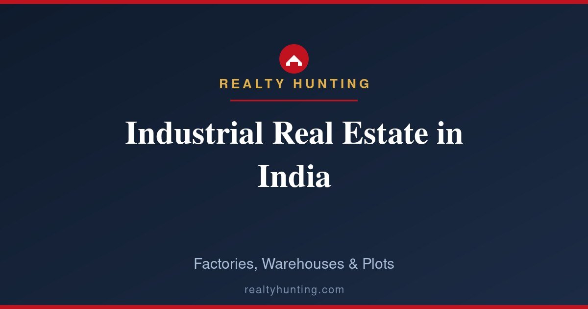Industrial Real Estate in India: Factories, Warehouses and Plots
