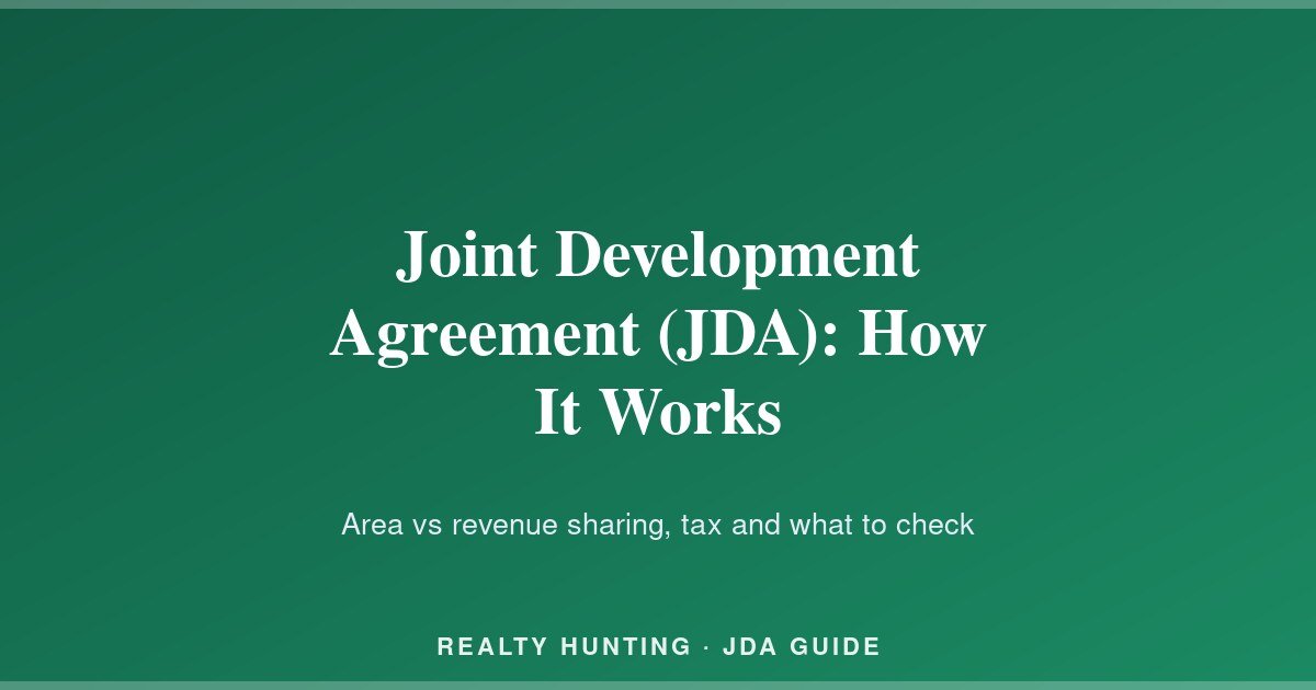 Joint Development Agreement (JDA): How It Works