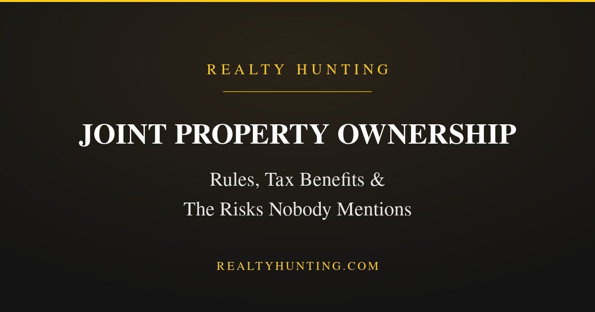 Joint Property Ownership in India: Rules, Benefits, Risks