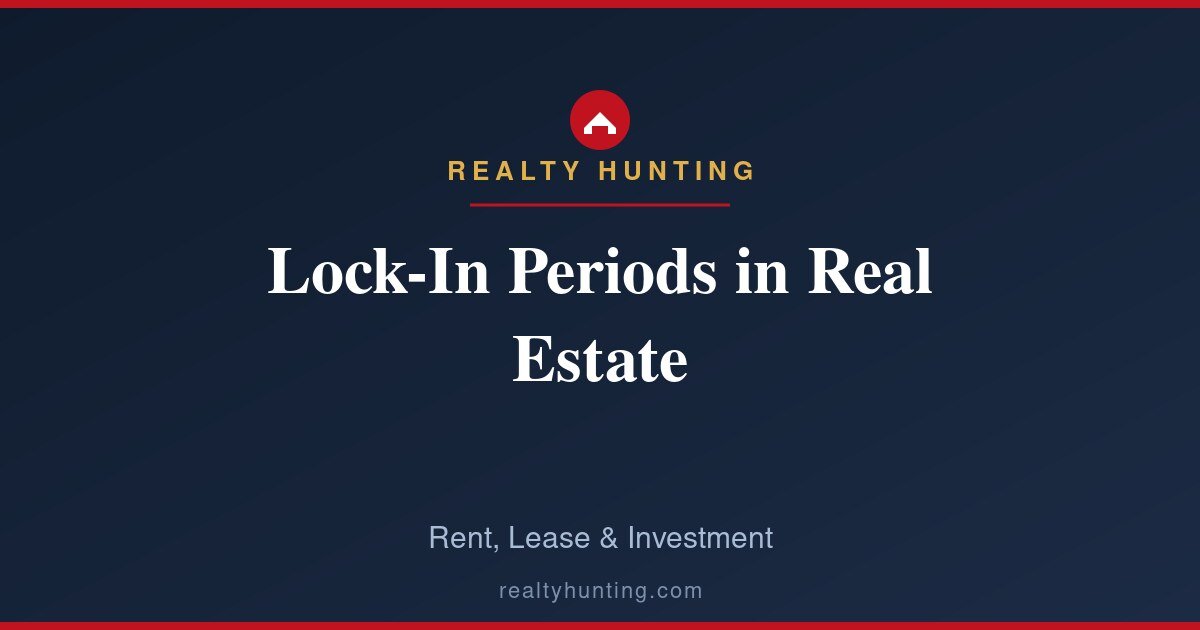 Lock-In Period in Real Estate: Rent, Lease and Investment