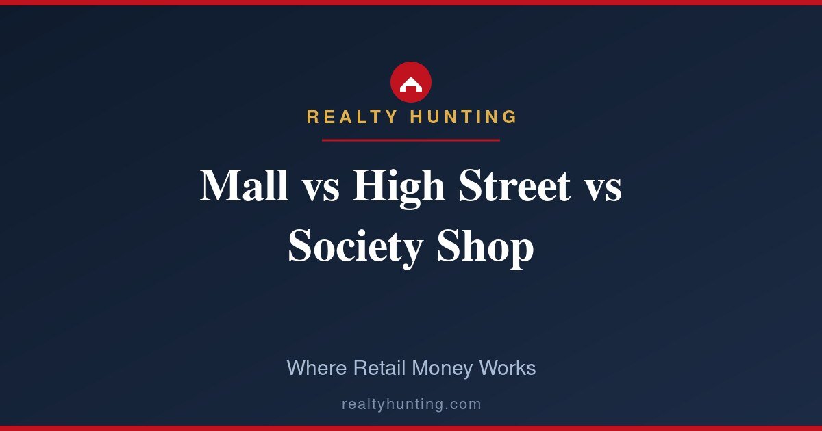Mall vs High Street vs Society Shop: Where Retail Money Works