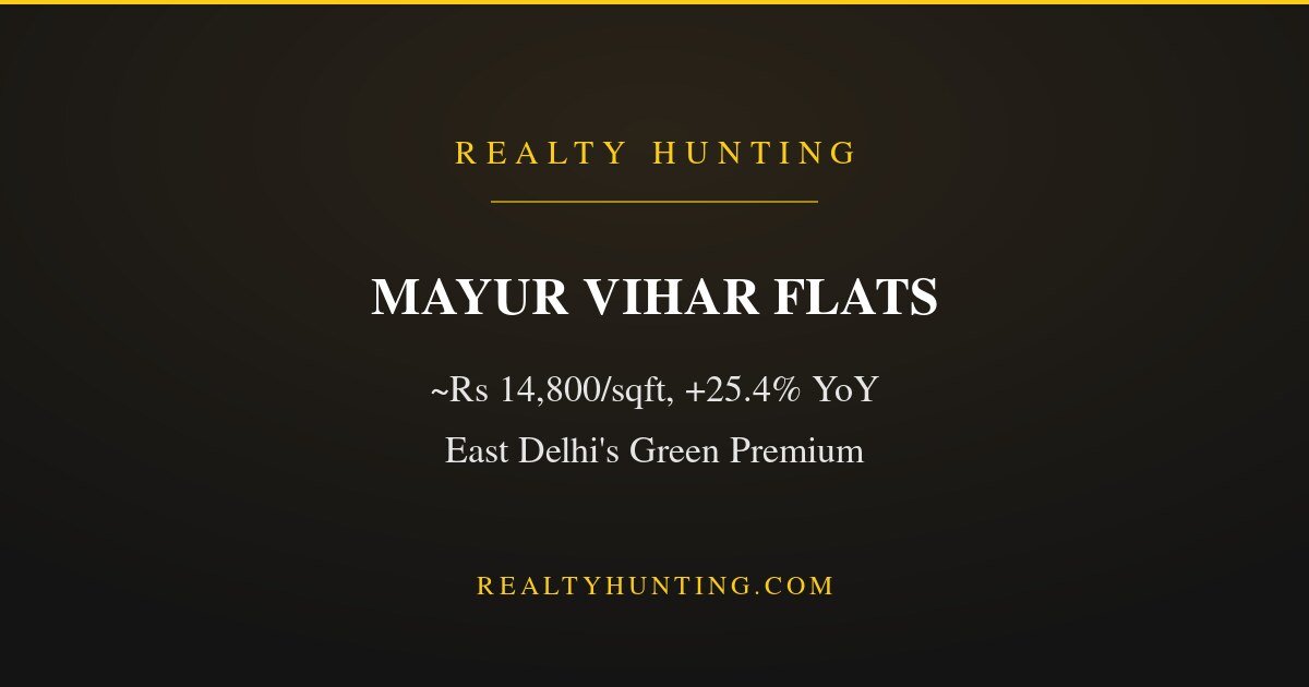 Mayur Vihar Delhi Flats: Prices and Rates