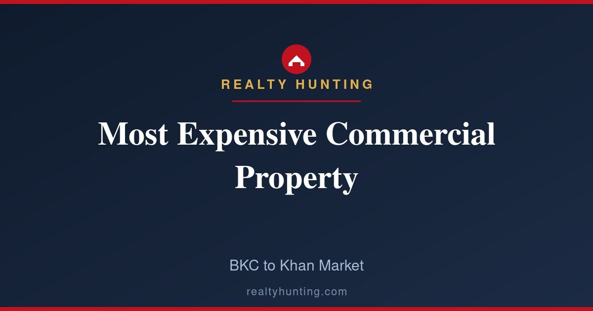 Most Expensive Commercial Properties in India