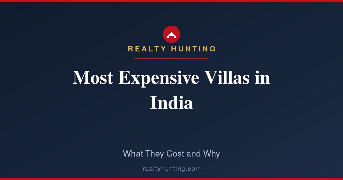 Most Expensive Villas in India: Prices City by City
