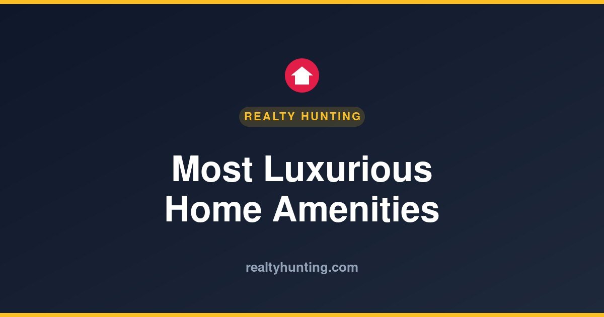 Most Luxurious Home Amenities in India