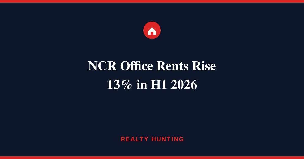 NCR Office Rents Rise 13% in H1 2026