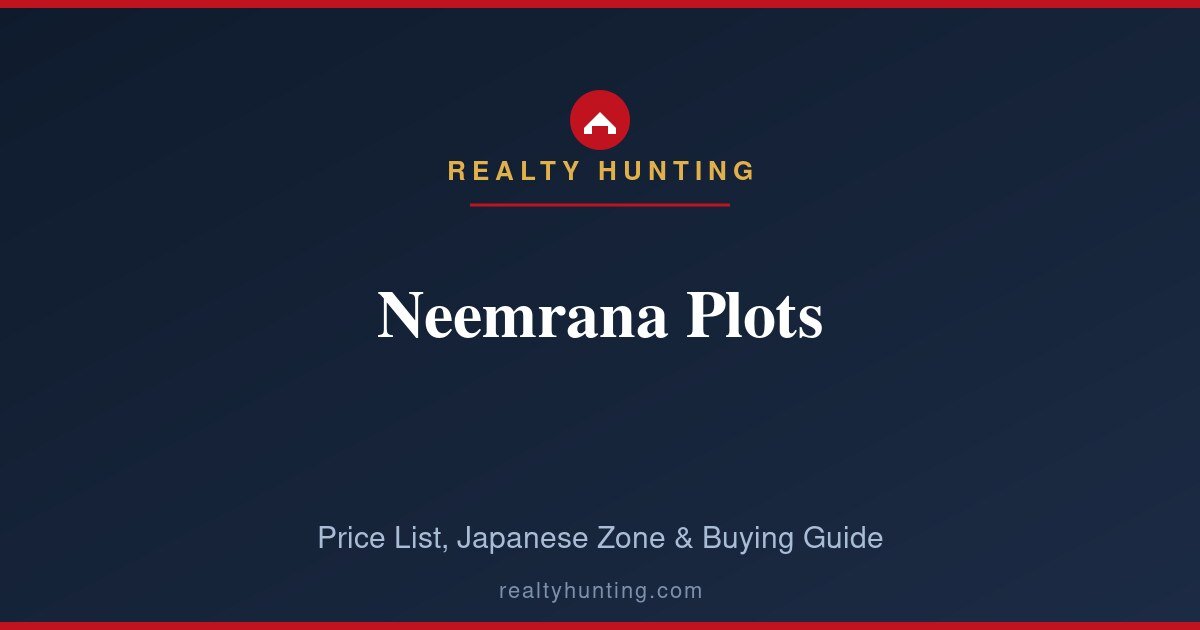 Neemrana Plots: Price List, Best Areas and Buying Guide
