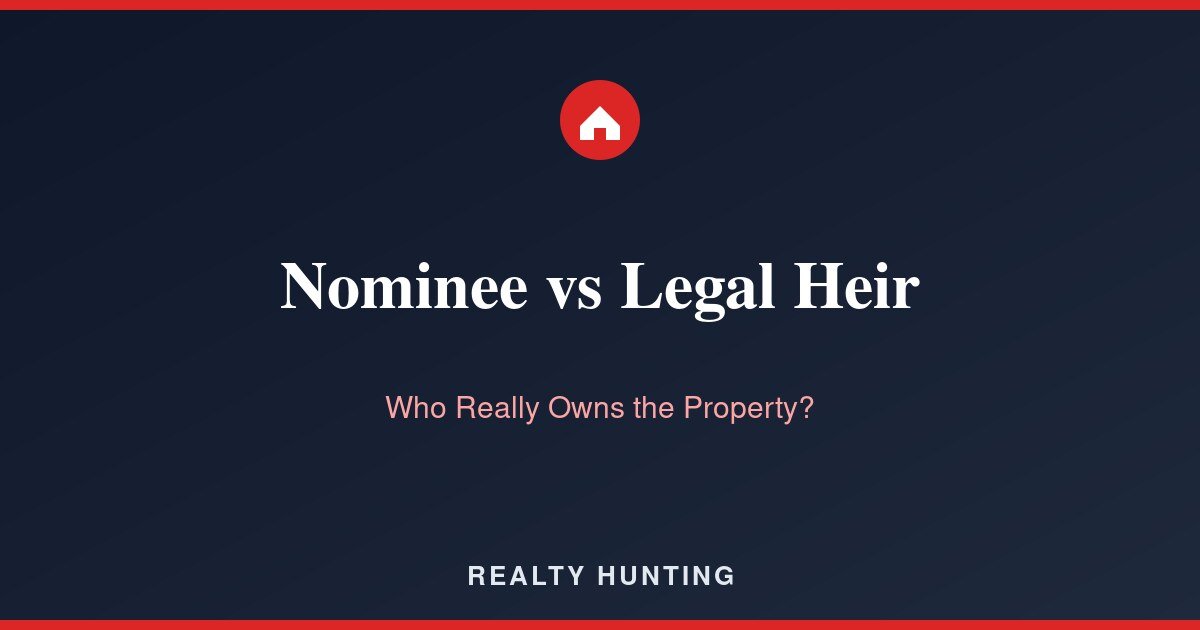 Nominee vs Legal Heir: Who Really Owns the Property?