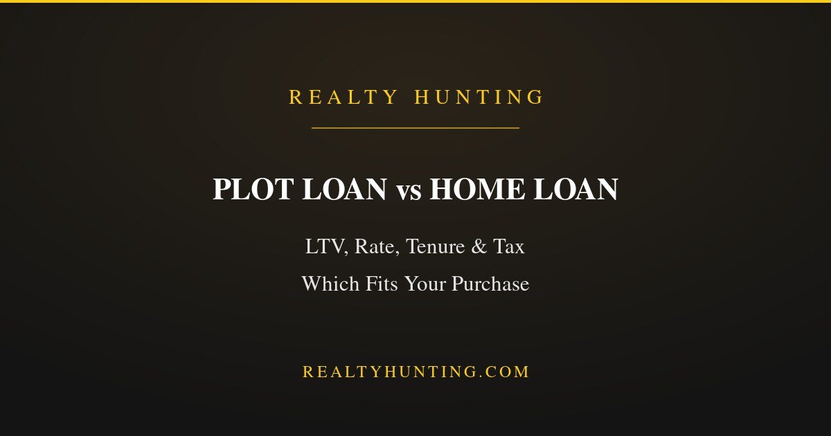 Plot Loan vs Home Loan: LTV, Rate, Tenure and Tax