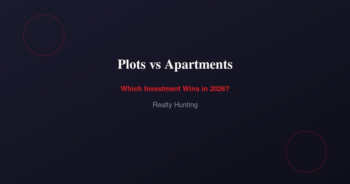 Plots vs Apartments 2026: Which Investment Wins