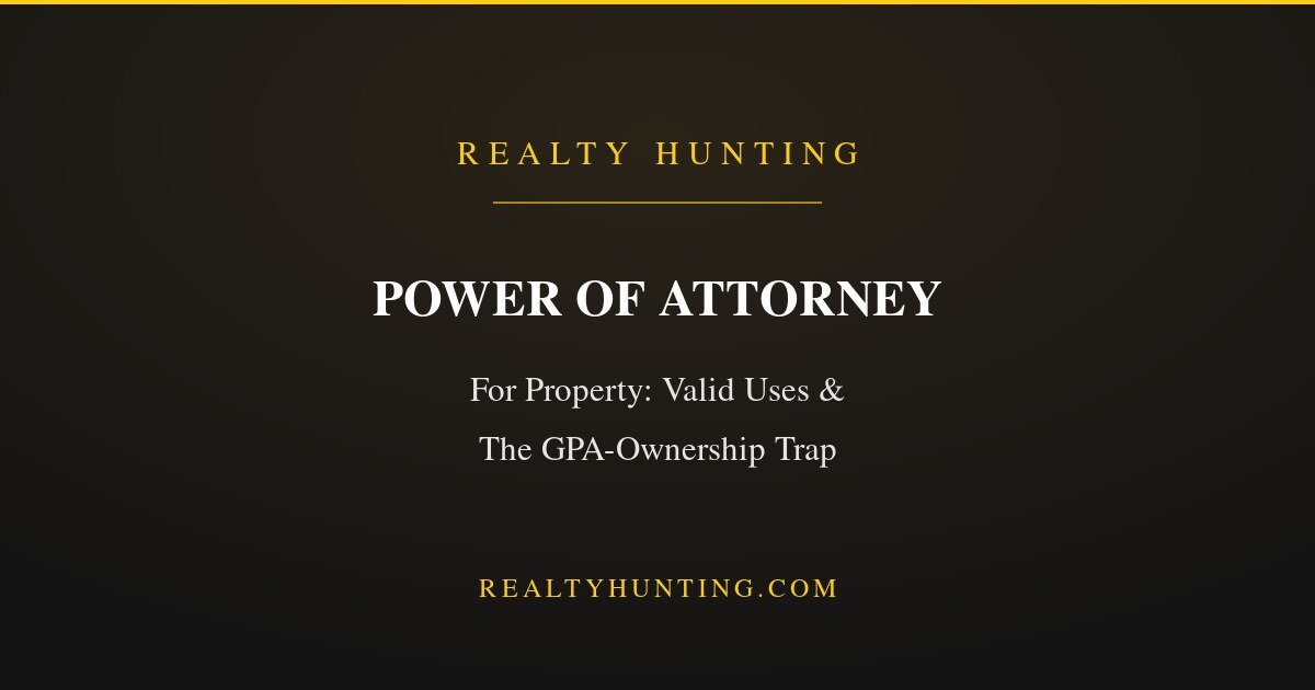 Power of Attorney for Property in India