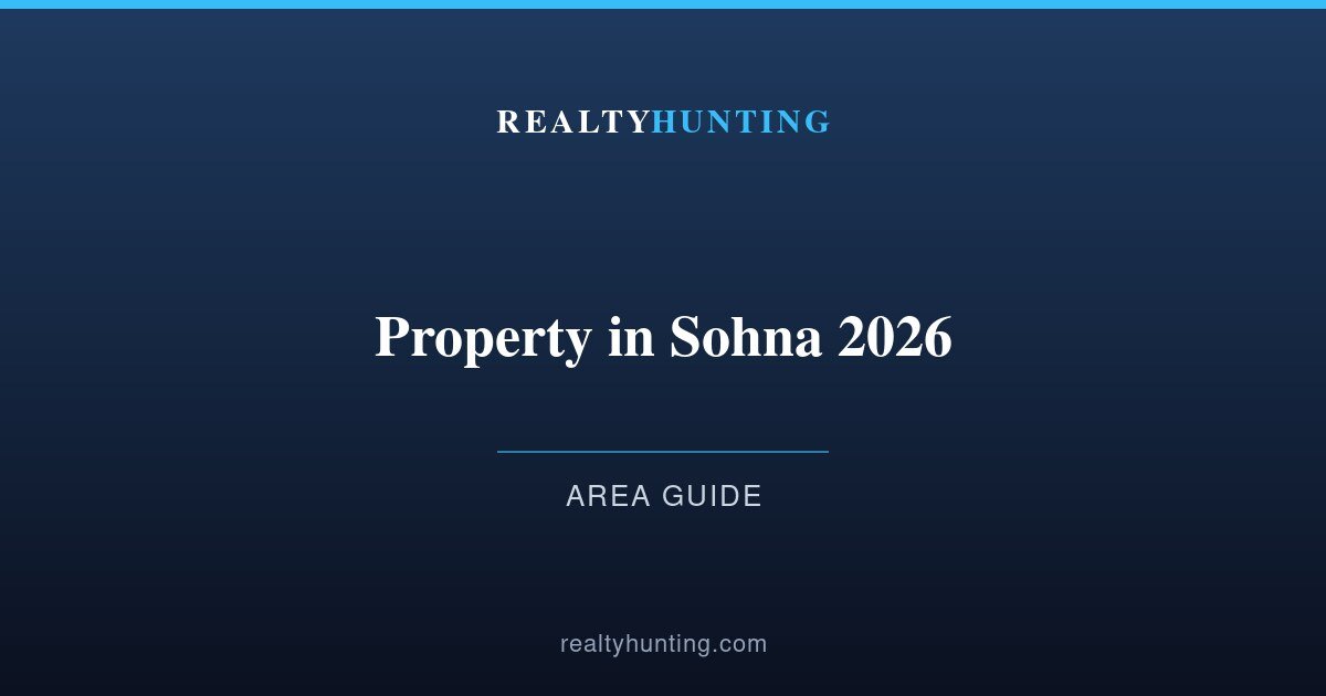 Property in Sohna 2026: Is South Gurgaon Worth Buying Into?