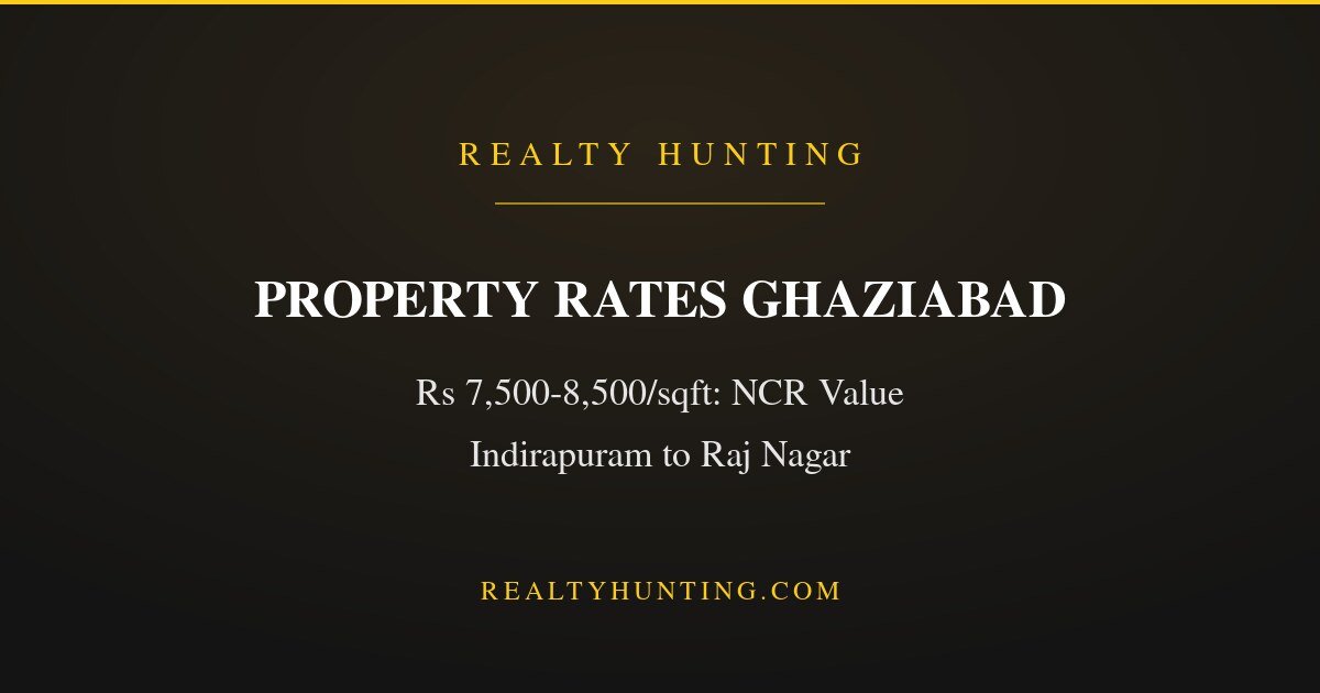 Property Rates in Ghaziabad: Locality Map