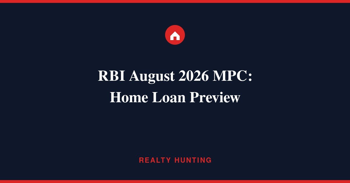 RBI August 2026 MPC: Home Loan Rate Preview