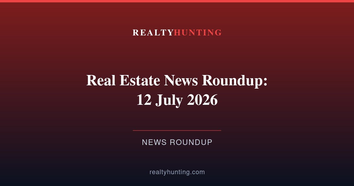 Real Estate News Roundup: 12 July 2026