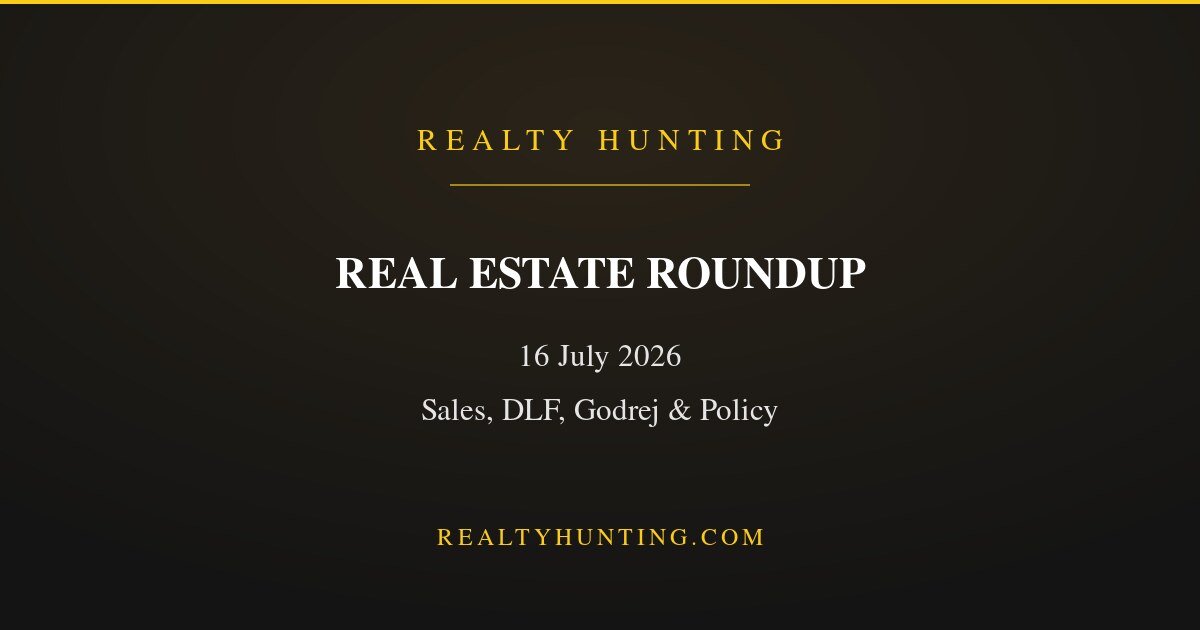 Real Estate News Roundup: 16 July 2026