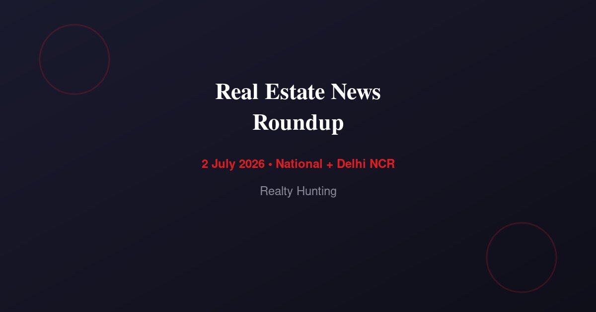 Real Estate News Roundup — 2 July 2026
