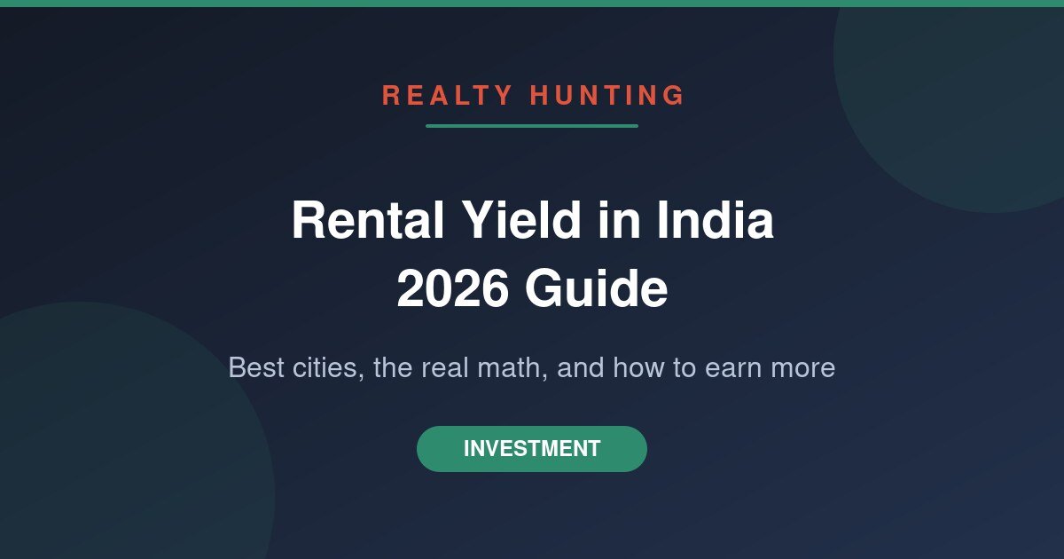 Rental Yield in India 2026: Best Cities, Real Math and How to Earn More From Your Flat