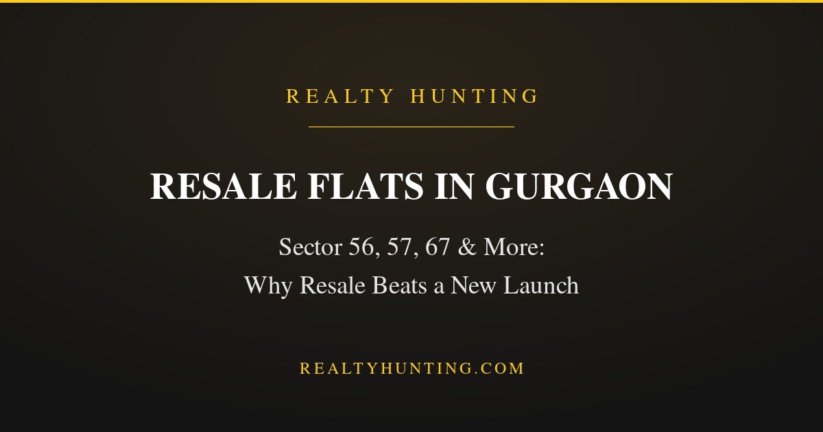 Resale Flats in Gurgaon: Why They Often Beat New Launches