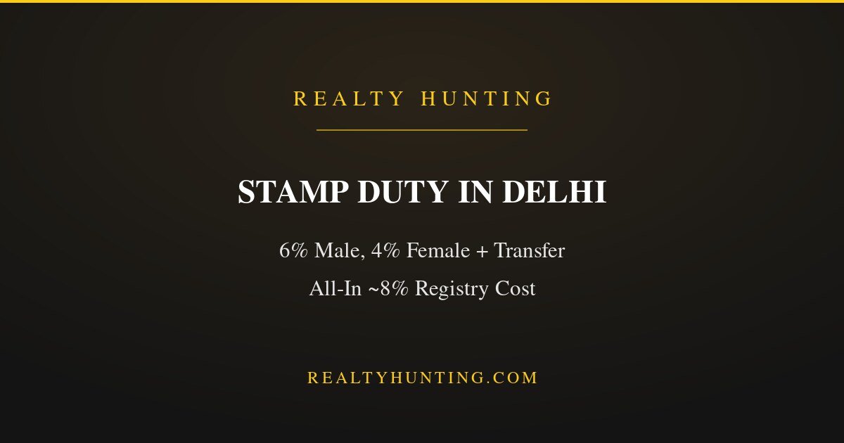 Stamp Duty and Registration Charges in Delhi